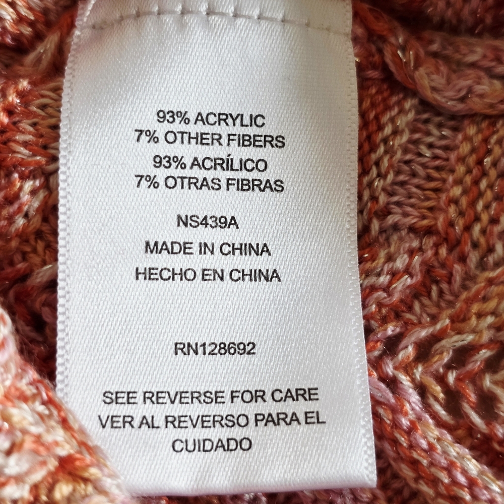 Madden NYC Space Dye Sleeveless Crochet Knit Midi Dress Size S - Picture 6 of 12
